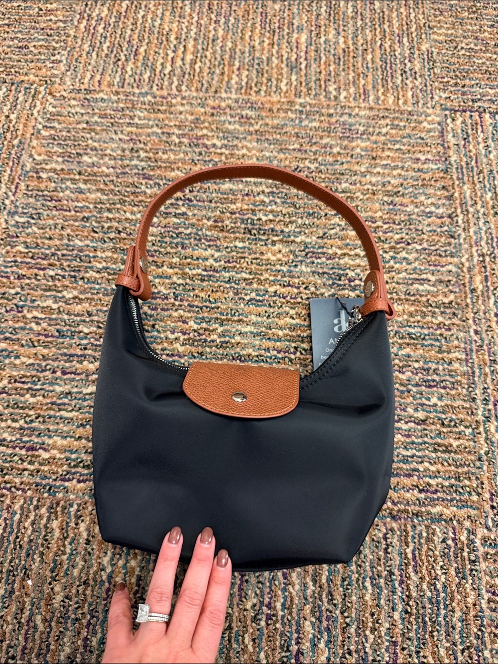 Alilang Nylon Mini Hobo Bag (Handbag or Shoulder) NWT